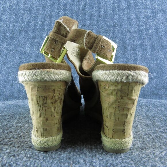 ZIGIsoho Ivanna Women Gladiator Heel Shoes Size 6.5 Medium Brown Fabric - Picture 6 of 10